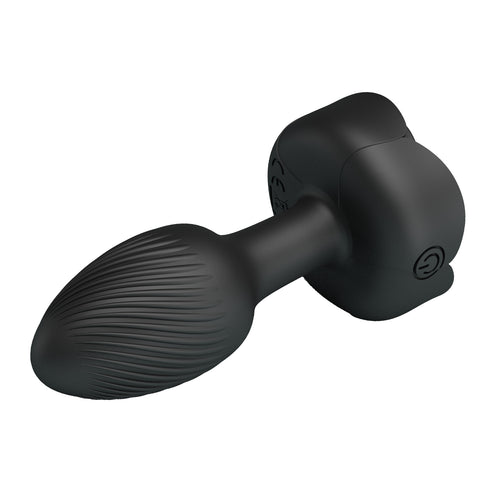 Olman – Vibrating Anal Plug with 5-Color Light